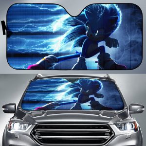 Sonics Sonic The Hedgehog Movie Car Auto Sun Shade