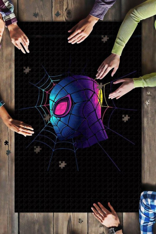 Spider Man Dark Jigsaw Puzzle Set