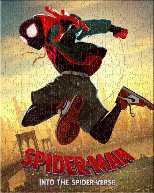 Spider Man Into The Spider Verse Jigsaw Puzzle Set