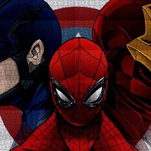 Spider Man, Iron Man And Captain America ? Jigsaw Puzzle Set