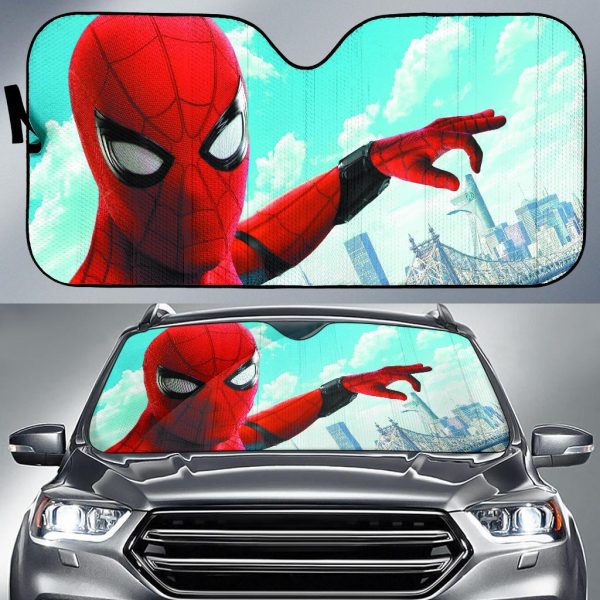 Spider Mans Car Auto Sun Shade