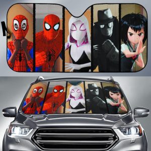 Spider man car Car Auto Sun Shade