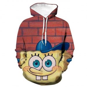 tf x spongebob embroidered hoodie