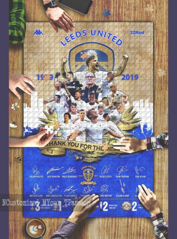 Sport, Soccer, Leeds United Fc Jigsaw Puzzle Set