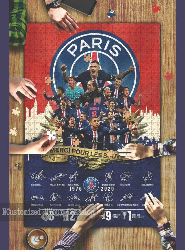 Sport, Soccer, Paris Saint Germain Fc Jigsaw Puzzle Set