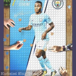 Sport, Soccer, Raheem Sterling, Manchester City Jigsaw Puzzle Set