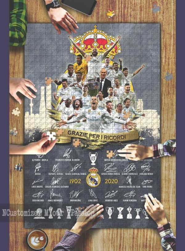 Sport, Soccer, Real Madrid Cf Jigsaw Puzzle Set