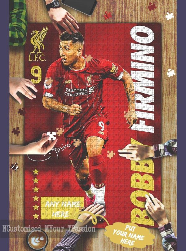 Sport, Soccer, Roberto Firmino, Liverpool Jigsaw Puzzle Set