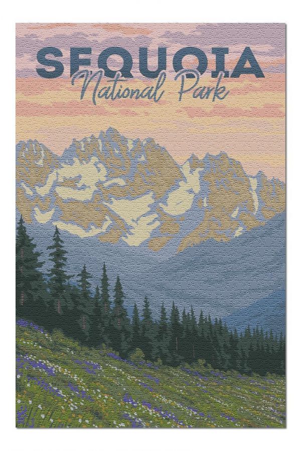 Spring Flowers, Sequoia National Park Jigsaw Puzzle Set