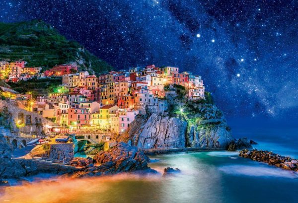 Starry Sky Cinque Terre Jigsaw Puzzle Set