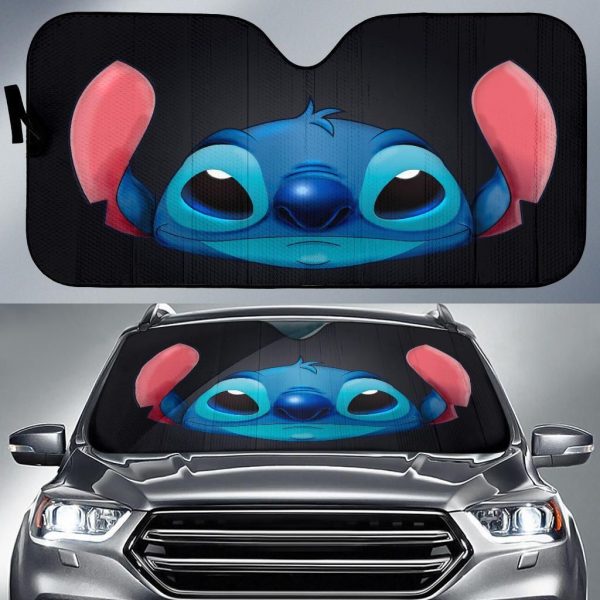 Stitch Face Car Auto Sun Shade