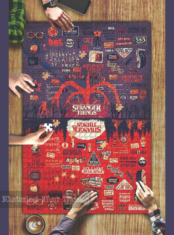 Stranger Things Jigsaw Puzzle Set