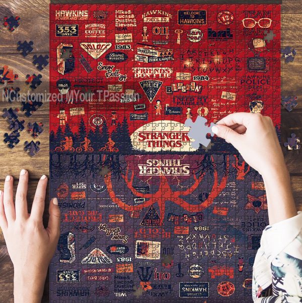 Stranger Things Jigsaw Puzzle Set