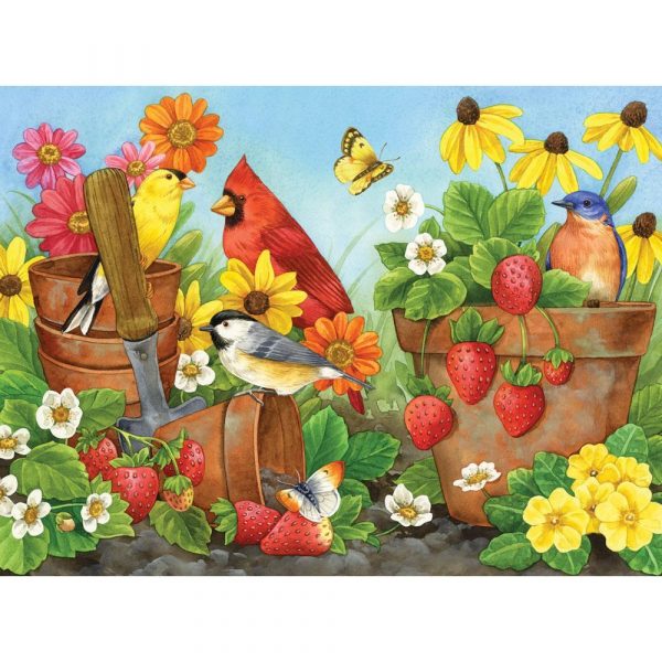 Strawberry Sunrise Jigsaw Puzzle Set