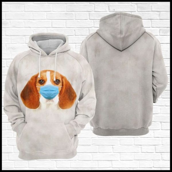 Strong Beagle 3D Printed Hoodie/Zipper Hoodie