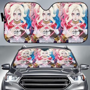 Suicide Squads Harley Quinn Movie Car Auto Sun Shade