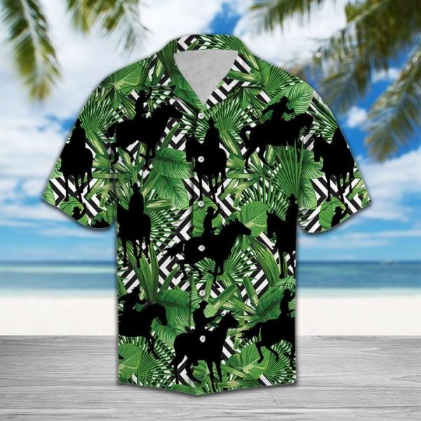 Summer Exotic Jungle Hawaiian Shirt Summer Button Up