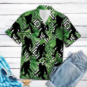 Summer Exotic Jungle Hawaiian Shirt Summer Button Up