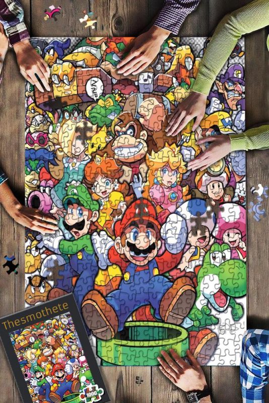 Super Mario Jigsaw Puzzle Set