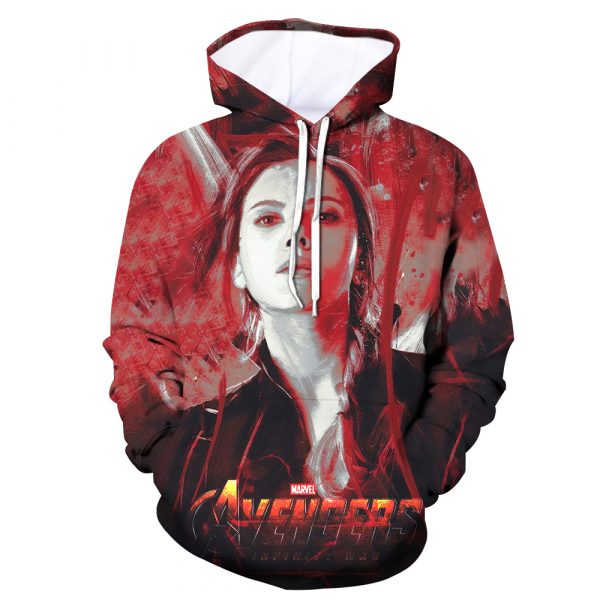 Superhero Black Widow Avengers Endgame 3D Printed Hoodie/Zipper Hoodie