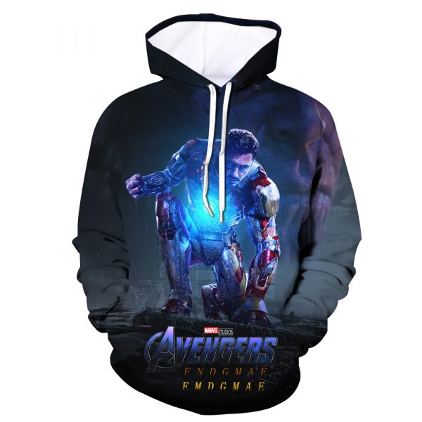 Superhero Iron Man Hoodies Avengers Endgame 3D Printed Hoodie/Zipper Hoodie