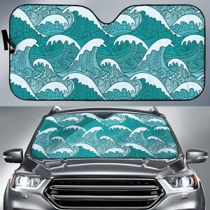 Surfing Wave Car Auto Sun Shade