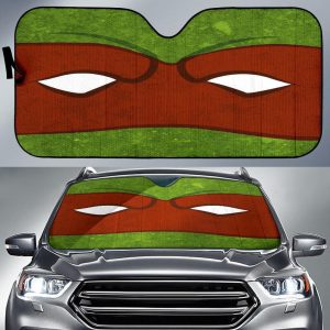 TMNT Face Funny Car Auto Sun Shade