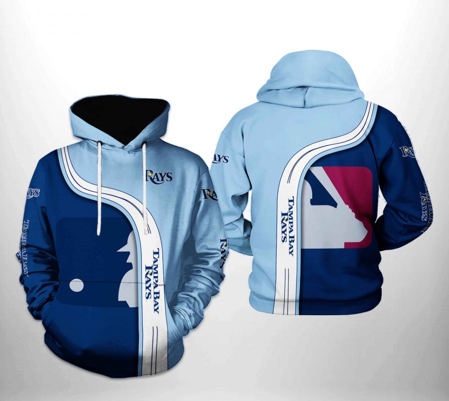 Tampa Bay Rays MLB Team 3D Printed Hoodie/Zipper Hoodie