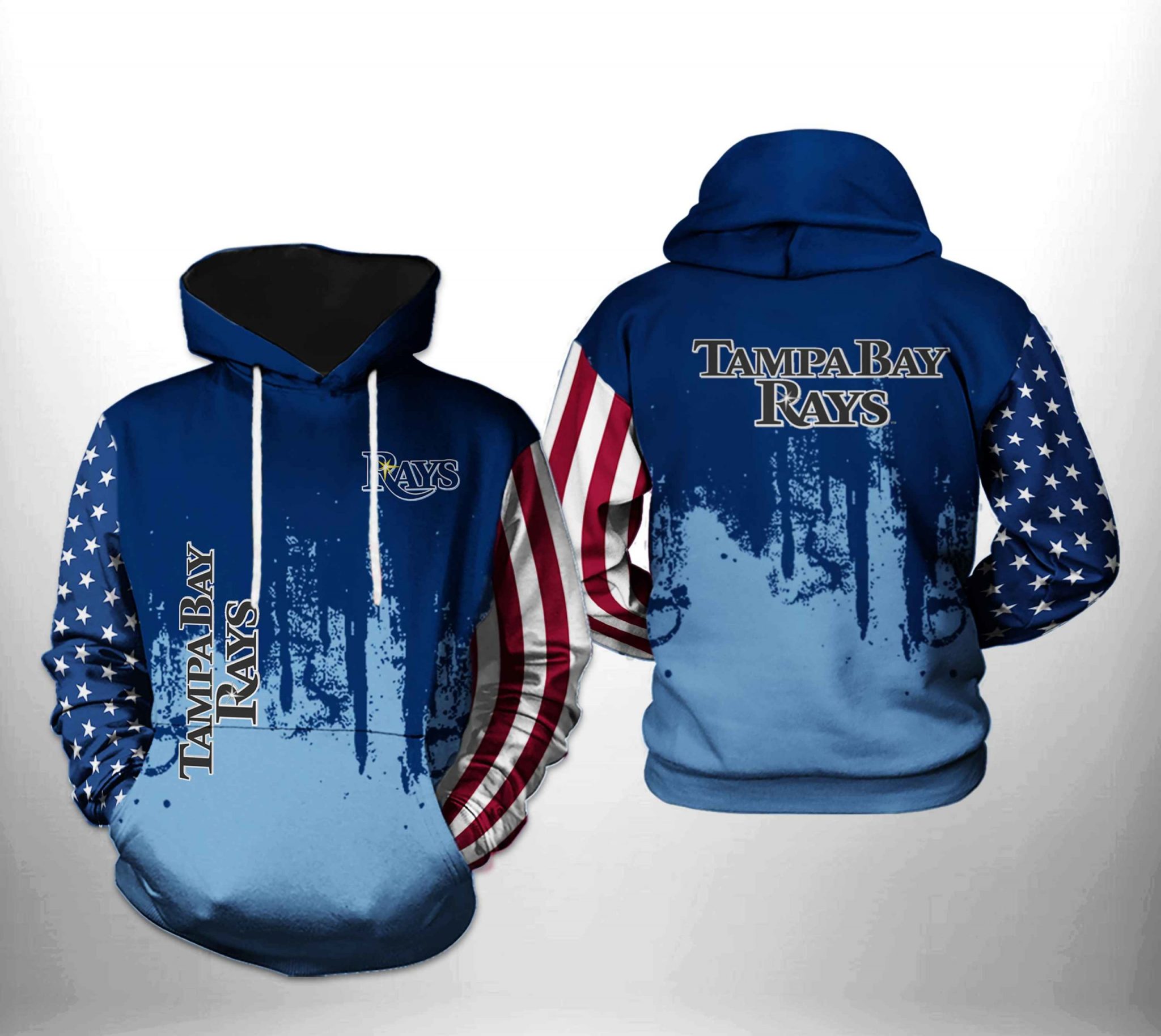 Tampa Bay Rays MLB Team US 3D Printed Hoodie/Zipper Hoodie