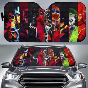 Team Avengers Art Marvel Movie Car Auto Sun Shade