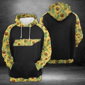 Tennessee Sunflower 3D Printed Hoodie/Zipper Hoodie