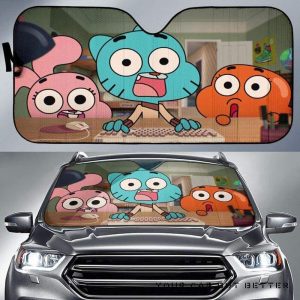 The Amazing World Of Gumball Funny Car Auto Sun Shade