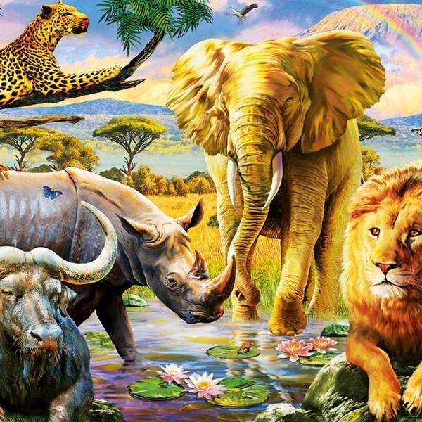 The Big Five Jigsaw Puzzle Set