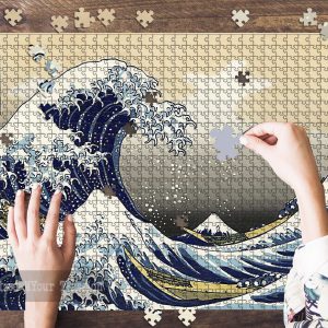 The Great Wave Off Kanagawa Jigsaw Puzzle Set