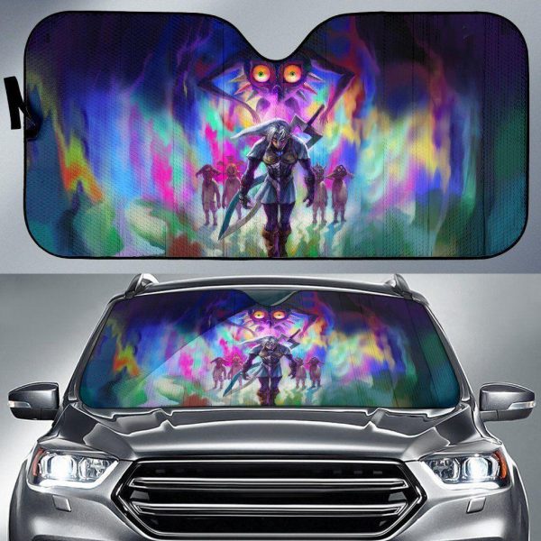 The Legend Of Zelda Fierce Deity Car Auto Sun Shade