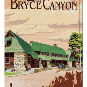 The Lodge At Bryce Canyon Jigsaw Puzzle Set