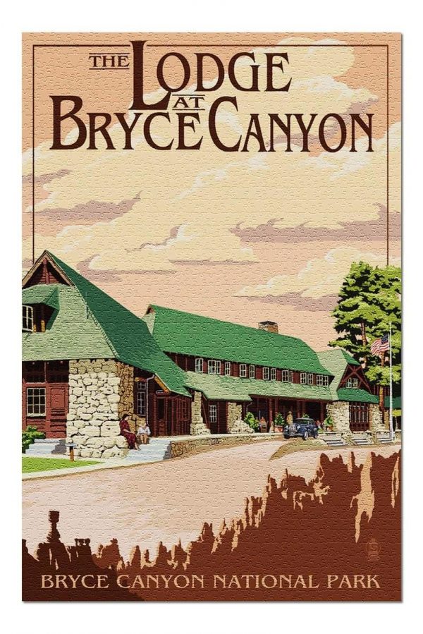 The Lodge At Bryce Canyon Jigsaw Puzzle Set