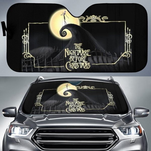 The Pumpkin King Walk Moon Car Auto Sun Shade