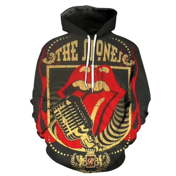 The Rolling Stones 3D Printed Hoodie/Zipper Hoodie