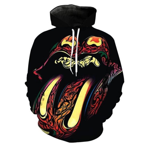 The Rolling Stones 3D Printed Hoodie/Zipper Hoodie