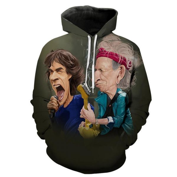 The Rolling Stones 3D Printed Hoodie/Zipper Hoodie