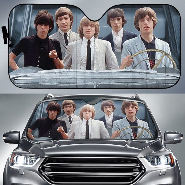 The Rolling Stones Car Auto Sun Shade