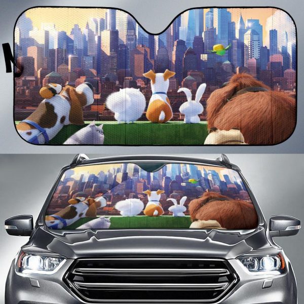 The Secret Life Of Pets Car Auto Sun Shade