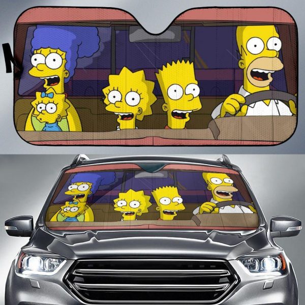 The Simpsons Car Auto Sun Shade