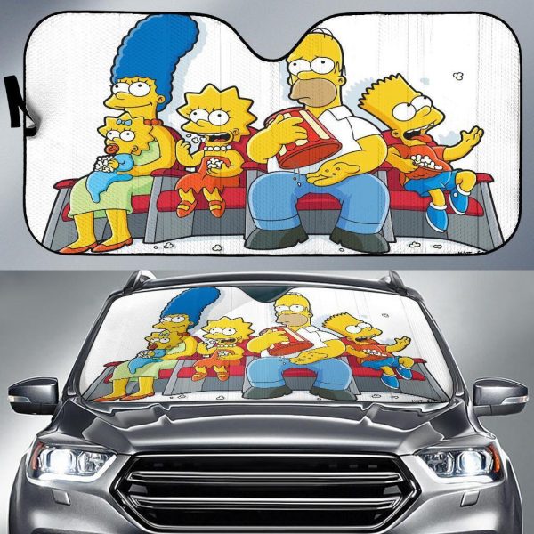 The Simpsons Family Car Auto Sun Shade