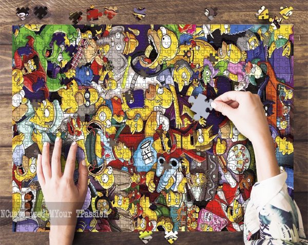 The Simpsons Jigsaw Puzzle Set