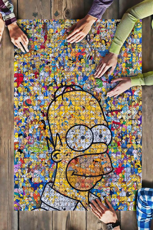 The Simpsons Jigsaw Puzzle Set