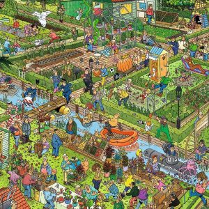 The Vegetable Garden Jigsaw Puzzle Set