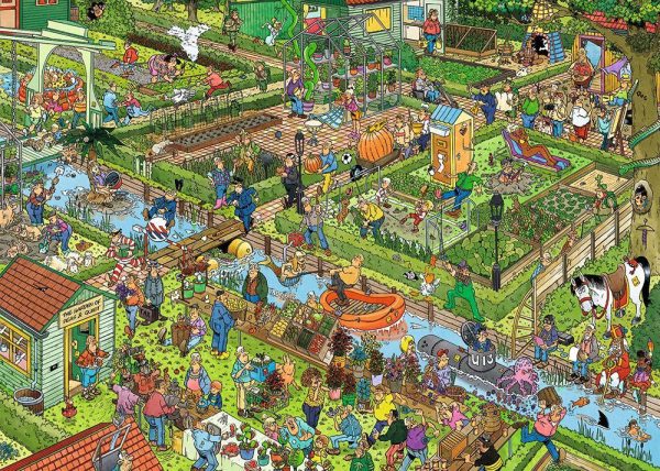 The Vegetable Garden Jigsaw Puzzle Set