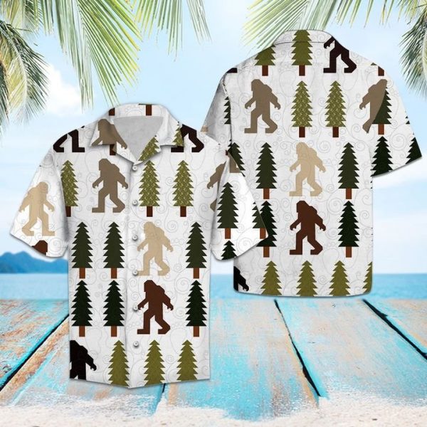 This Forest Is Home Of Bigfoot Hawaiian Shirt Summer Button Up